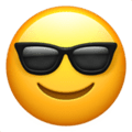 cara con gafas de sol emoji