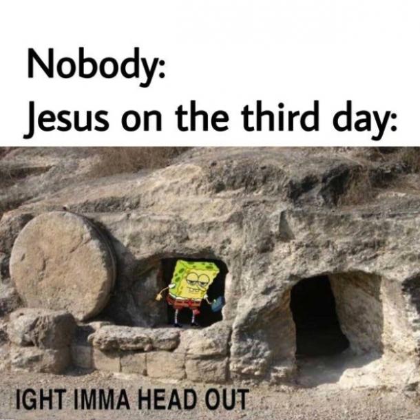 memes de pascua jesus en el tercer dia