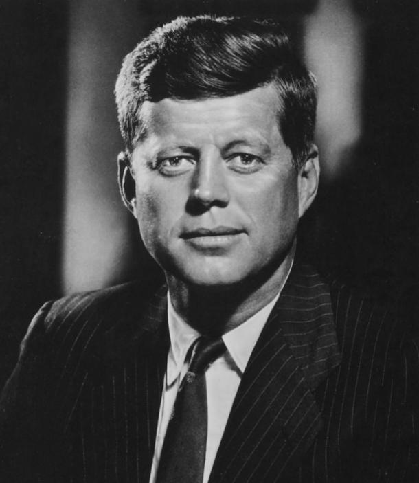 Ojos de sanpaku de John F Kennedy