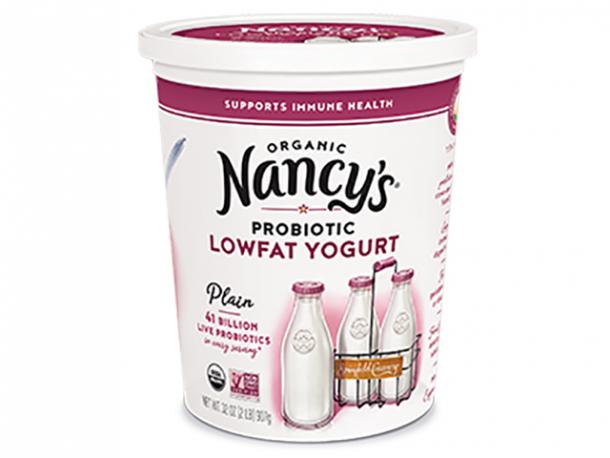Yogur orgánico bajo en grasa de Nancy